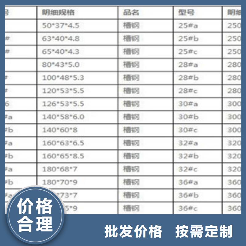 供应批发镀锌槽钢-价格优惠