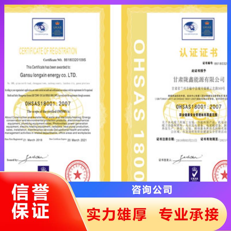 ISO9001质量管理体系认证专业团队