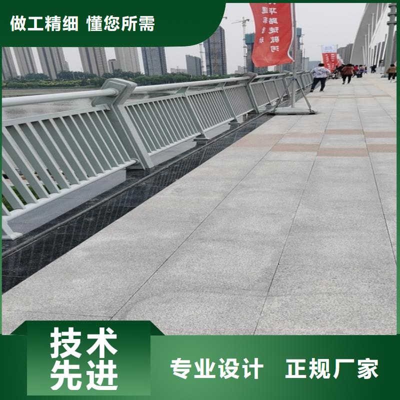 广东订购[展鸿]氟碳漆喷塑人行道护栏来图定制