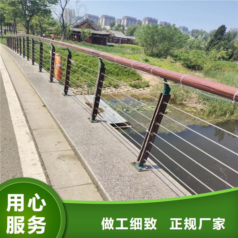 广东订购[展鸿]氟碳漆喷塑人行道护栏来图定制