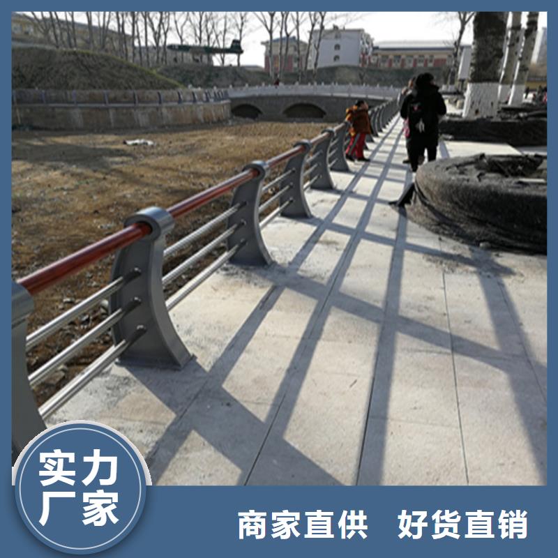 陕西省质量优选[展鸿]铁管喷塑景观河道护栏款式新颖