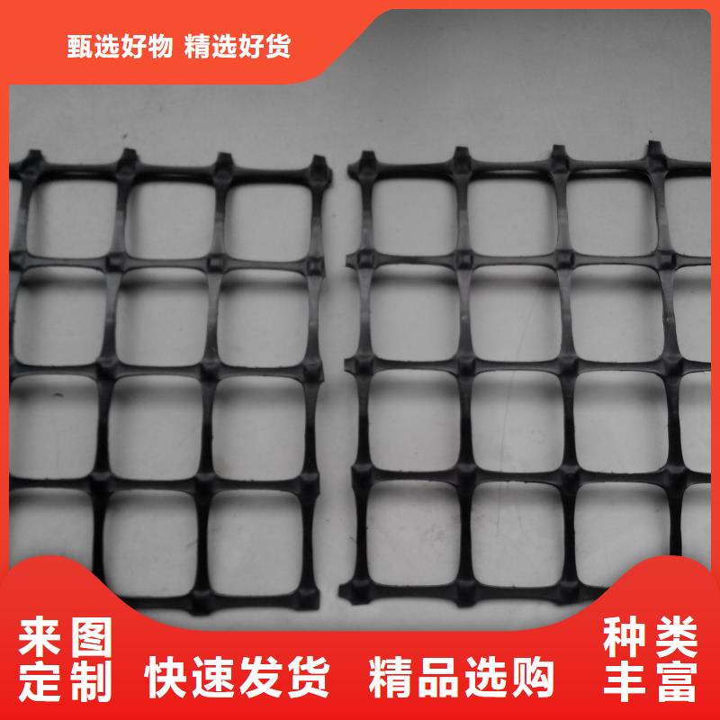 雙向塑料土工格柵加筋布一手貨源