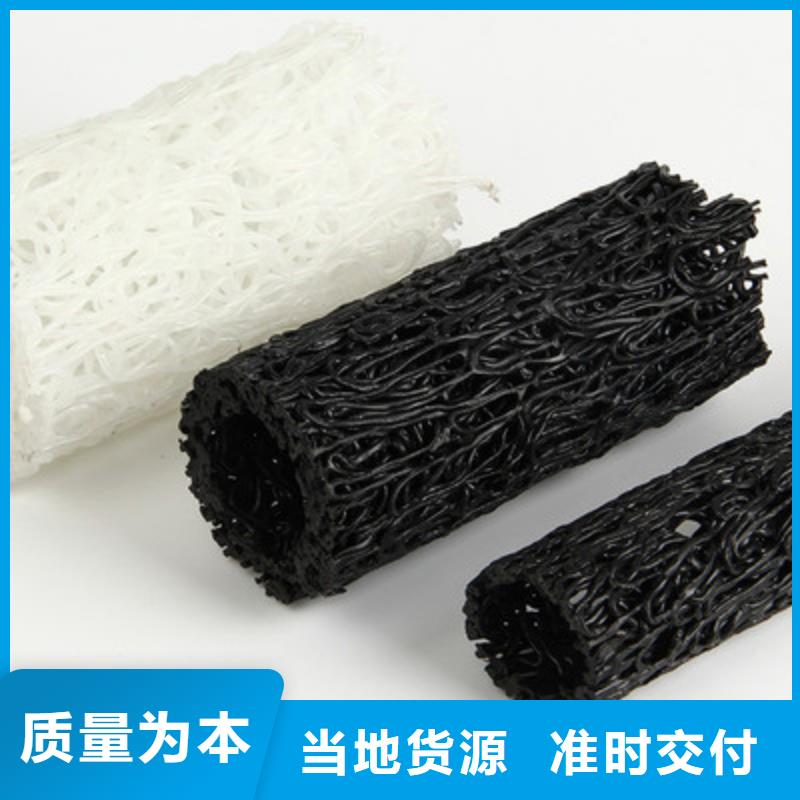 塑料盲溝單向拉伸塑料格柵出貨快