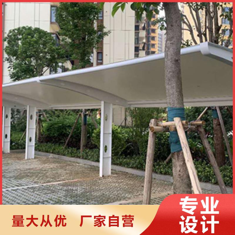 自行車停車棚不銹鋼崗亭嚴格把控每一處細節
