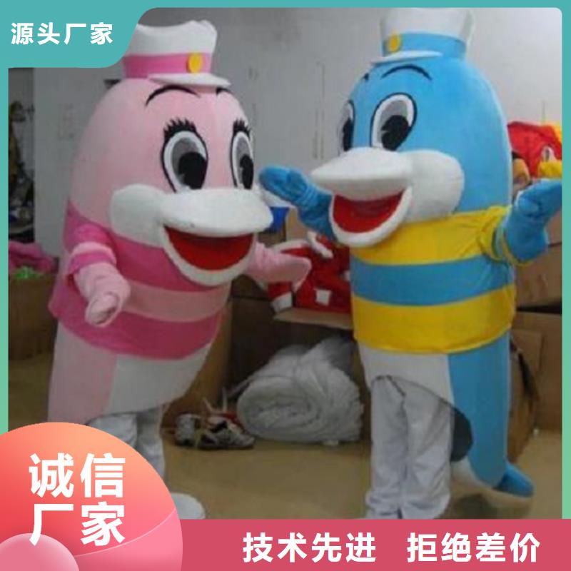 人偶服裝訂制定做廠家,套頭玩偶服水平高