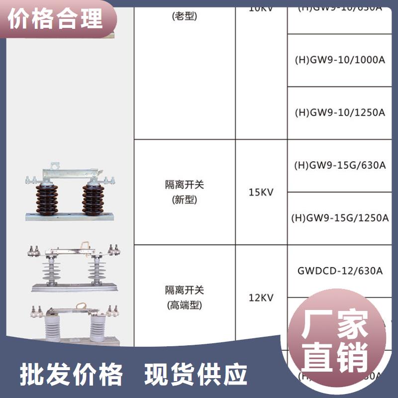 品牌【羿振电气】GHW9-10/1000A 隔离刀闸 生产厂家