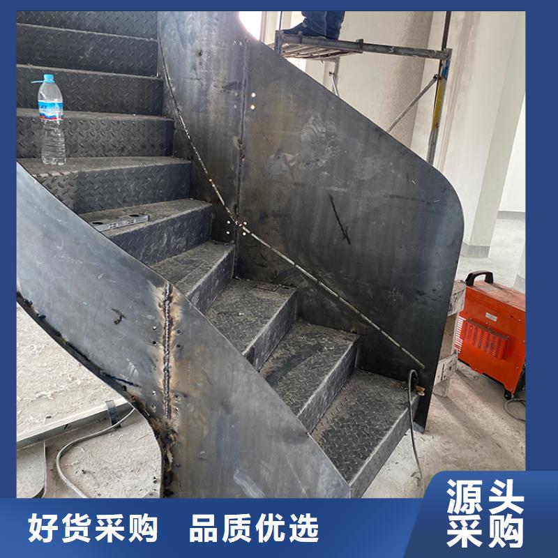 【宇通】洛阳钢结构玻璃扶手楼梯生产销售