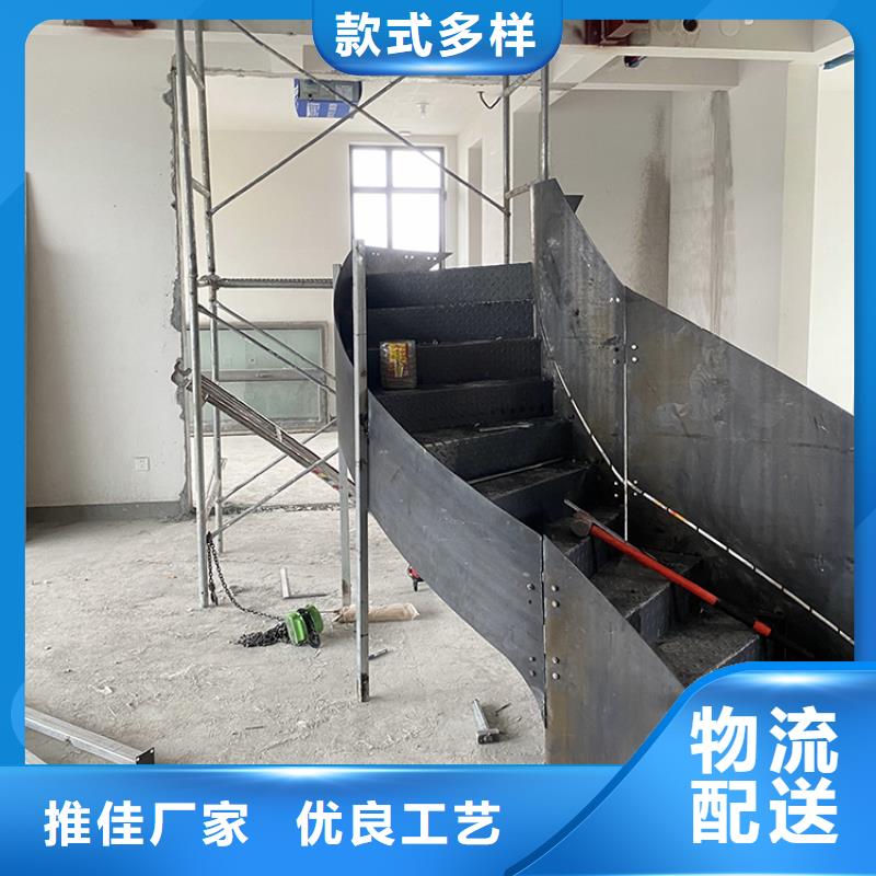 济宁市泗水弧形楼梯上门安装