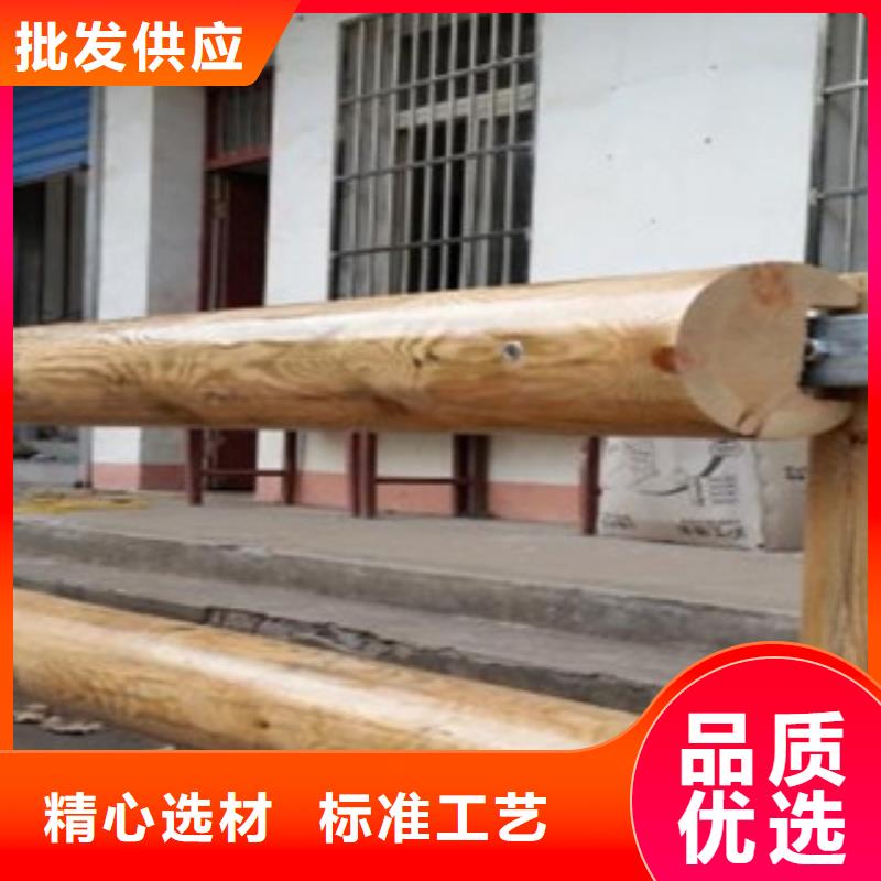 鋼背木護欄_防撞護欄廠家